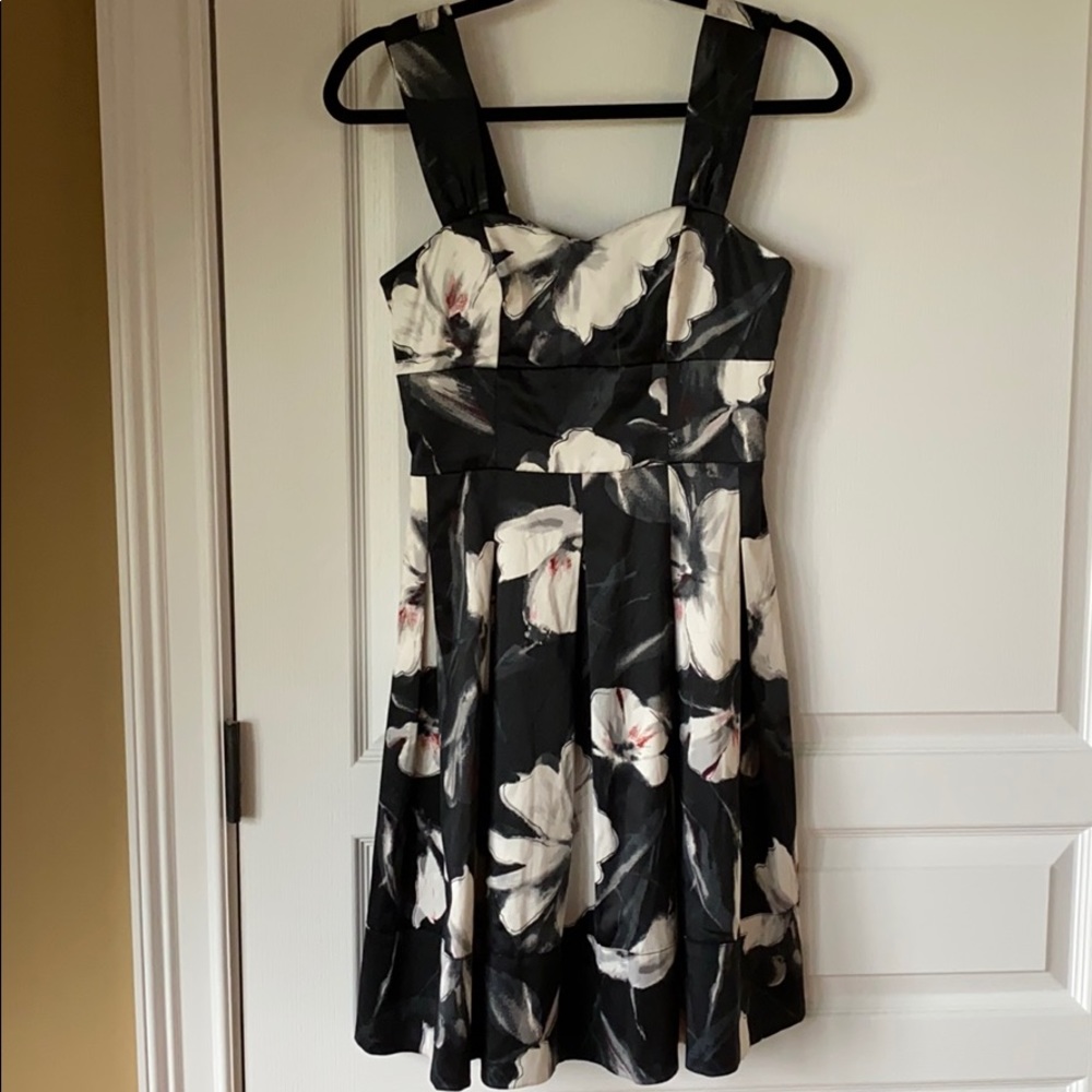 WHBM Satin Floral Dress